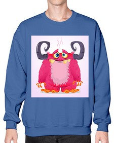 Monster 178# - cartoon animals- Sweatshirt - Crew