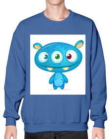 Monster 181# - cartoon general- Sweatshirt - Crew