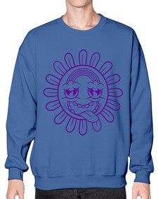 Moody sunflower 184# - cartoon general- Sweatshirt - Crew