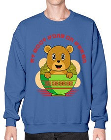 My Body Runs on Ramen 1414# - Ramen- Sweatshirt - Crew