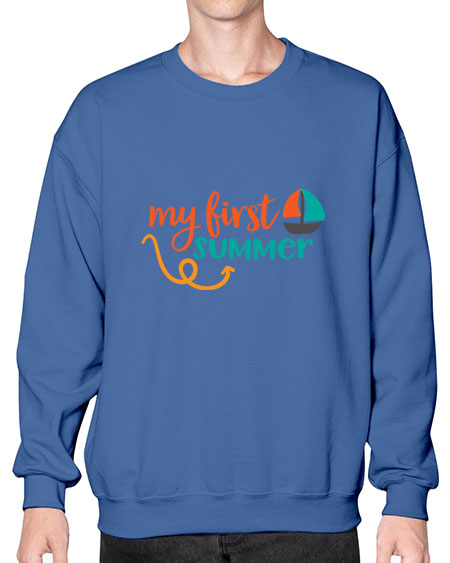 My first summer 89# - summer- Sweatshirt - Crew