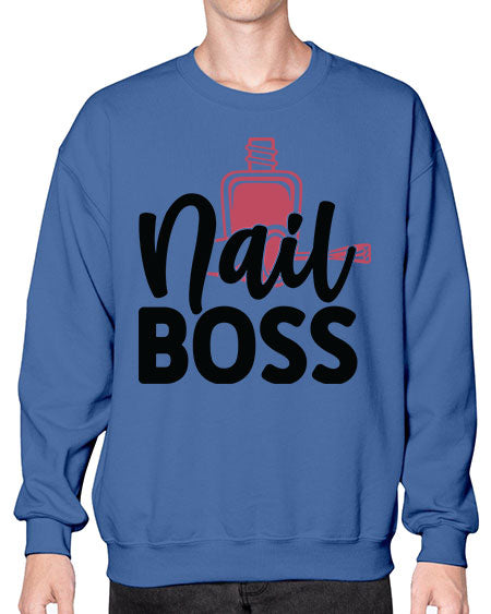 Nail Boss 1122# - nail tech- Sweatshirt - Crew