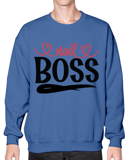 Nail Boss 1123# - nail tech- Sweatshirt - Crew