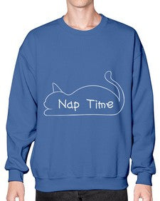Nap Time - cats- Sweatshirt - Crew