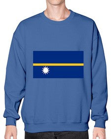 Nauru 1419# - world flags- Sweatshirt - Crew