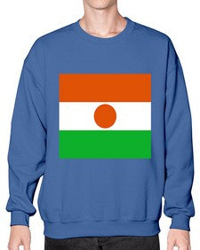 Niger 1492# - world flags- Sweatshirt - Crew