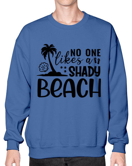 No one likes a shady beach 01# - summer- Sweatshirt - Crew