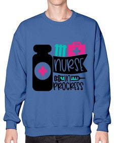 Nurse In Progress Style Style 1161# - nurse- Sweatshirt - Crew