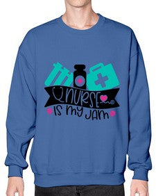 Nurse Is My Jam Style Style 1163# - nurse- Sweatshirt - Crew
