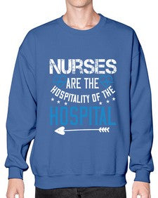 Nurses are the hospitality of the hospital Style 1233# - nurse- Sweatshirt - Crew