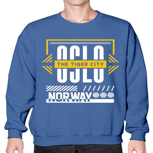 Oslo 1553# - cities- Sweatshirt - Crew