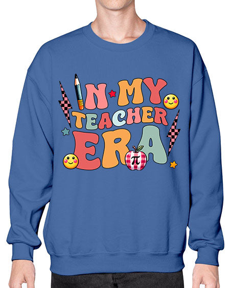 Personalized Teacher Era Sublimation 17# - pi- Sweatshirt - Crew