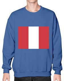 Peru 1599# - world flags- Sweatshirt - Crew