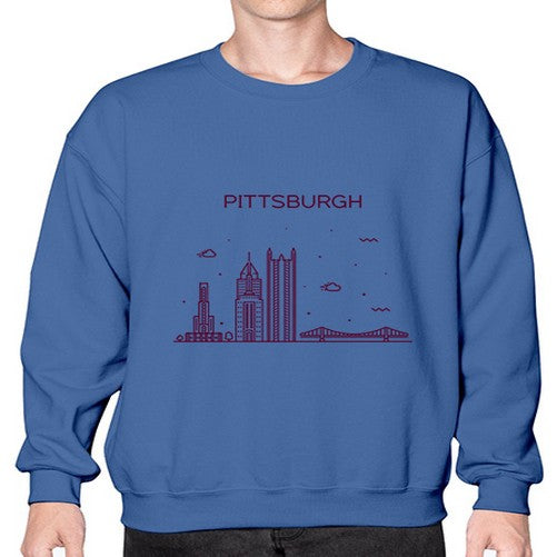 Pittsburgh 1624# - cities- Sweatshirt - Crew