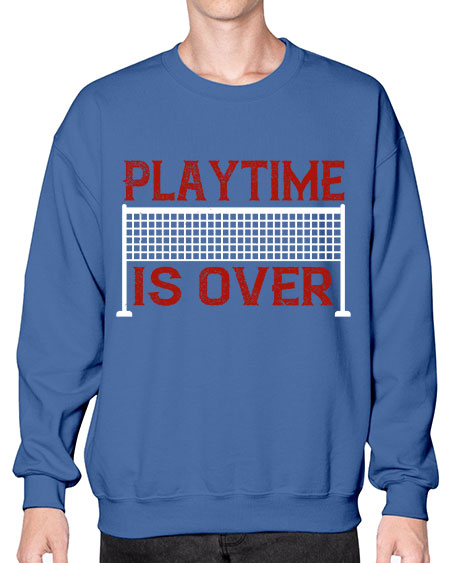 Playtime is over 1932# - badminton- Sweatshirt - Crew