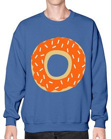 Pumpkindonut 204# - cartoon food- Sweatshirt - Crew