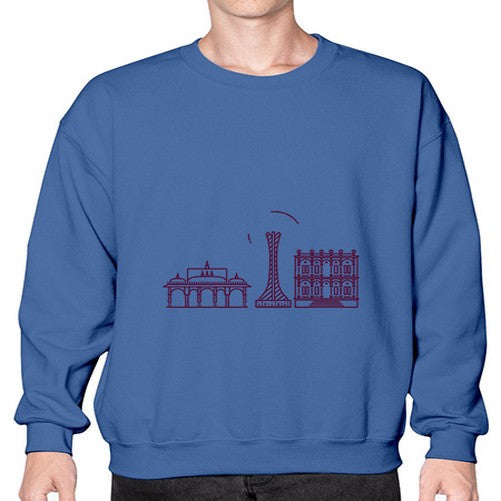 Pune 1695# - cities- Sweatshirt - Crew