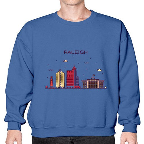 Raleigh 1710# - cities- Sweatshirt - Crew
