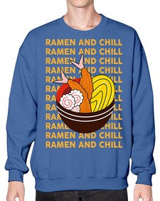 Ramen and Chill 1493# - Ramen- Sweatshirt - Crew