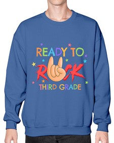 Ready to Rock third Grade 737# - third grade- Sweatshirt - Crew