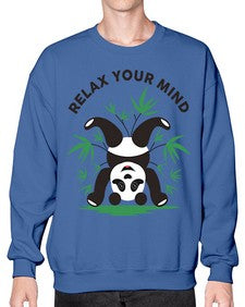 Relax Your Mind 496# - yoga- Sweatshirt - Crew