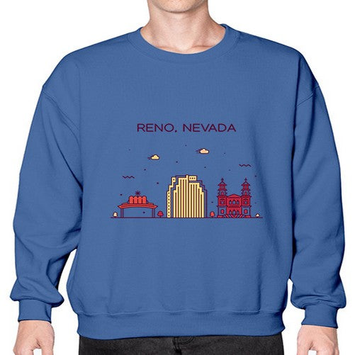 Reno 1714# - cities- Sweatshirt - Crew