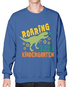 Roaring Into Kindergarten 754# - kindergarten- Sweatshirt - Crew