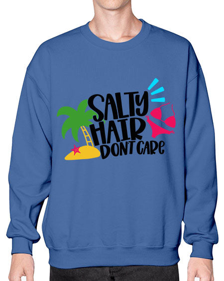 Salty Hair Dont Care Style 29# - summer- Sweatshirt - Crew