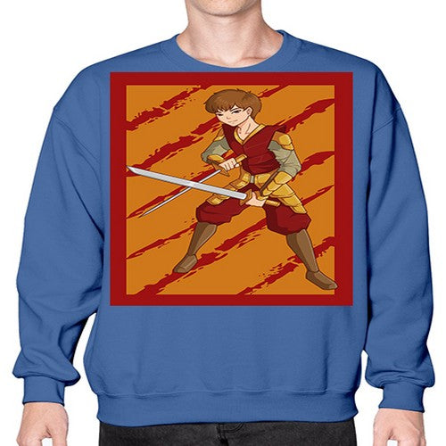 Samurai boy 95# - anime- Sweatshirt - Crew