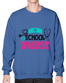School Nurse Style Style 1377# - nurse- Sweatshirt - Crew