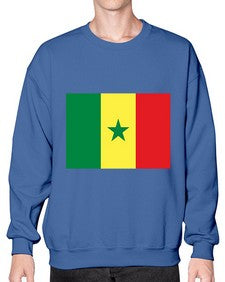 Senegal 1811# - world flags- Sweatshirt - Crew
