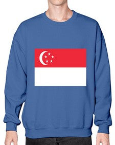 Singapore 1842# - world flags- Sweatshirt - Crew