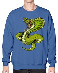 Snake 208# - cartoon animals- Sweatshirt - Crew
