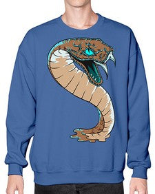 Snake 209# - cartoon animals- Sweatshirt - Crew