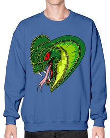Snake 220# - cartoon animals- Sweatshirt - Crew