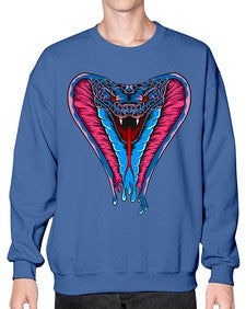 Snake 224# - cartoon animals- Sweatshirt - Crew