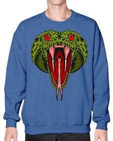 Snake 229# - cartoon animals- Sweatshirt - Crew