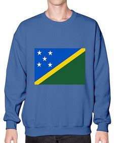 Solomon Islands 1855# - world flags- Sweatshirt - Crew