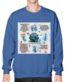 Straight Aquarius 468# - aquarius- Sweatshirt - Crew