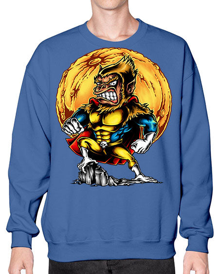 Super Monkey - Files - monkey- Sweatshirt - Crew