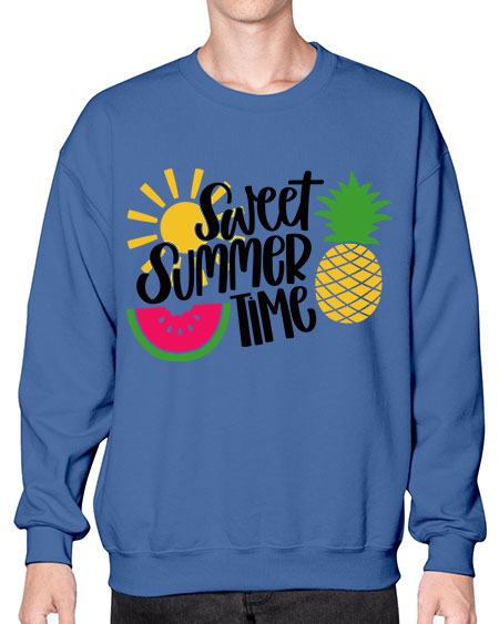 Sweet Summer Time Style 14# - summer- Sweatshirt - Crew