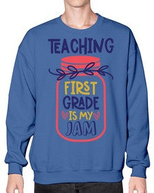 Teaching First Grade 932# - first grade- Sweatshirt - Crew