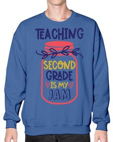 Teaching Second Grade 936# - second grade- Sweatshirt - Crew