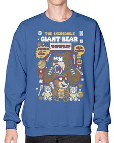 The incredible bear 251# - cartoon animals- Sweatshirt - Crew