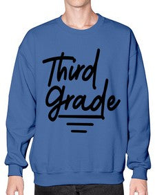 Third Grade 947# - third grade- Sweatshirt - Crew
