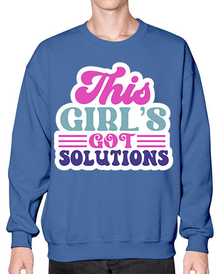 This girls got solutions 16# - general science- Sweatshirt - Crew