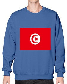 Tunisia 2014# - world flags- Sweatshirt - Crew