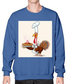 Turkey pie 259# - cartoon general- Sweatshirt - Crew