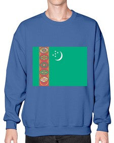 Turkmenistan 2019# - world flags- Sweatshirt - Crew