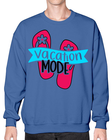 Vacation Mode Style 8# - summer- Sweatshirt - Crew